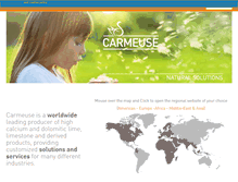 Tablet Screenshot of carmeuse.com